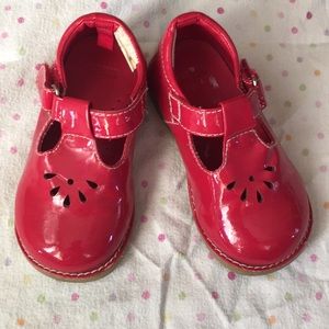 Gymboree red MaryJane shoes sz 6